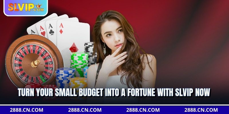 Turn your small budget into a fortune with SLVIP now